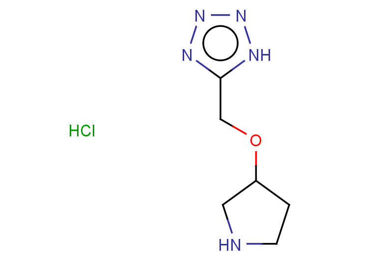 5-[(pyrrolidin-3-yloxy)methyl]-1H-1,2,3,4-tetrazole hydrochloride