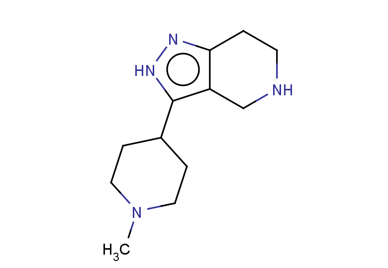 1-methyl-4-{2H,4H,5H,6H,7H-pyrazolo[4,3-c]pyridin-3-yl}piperidine