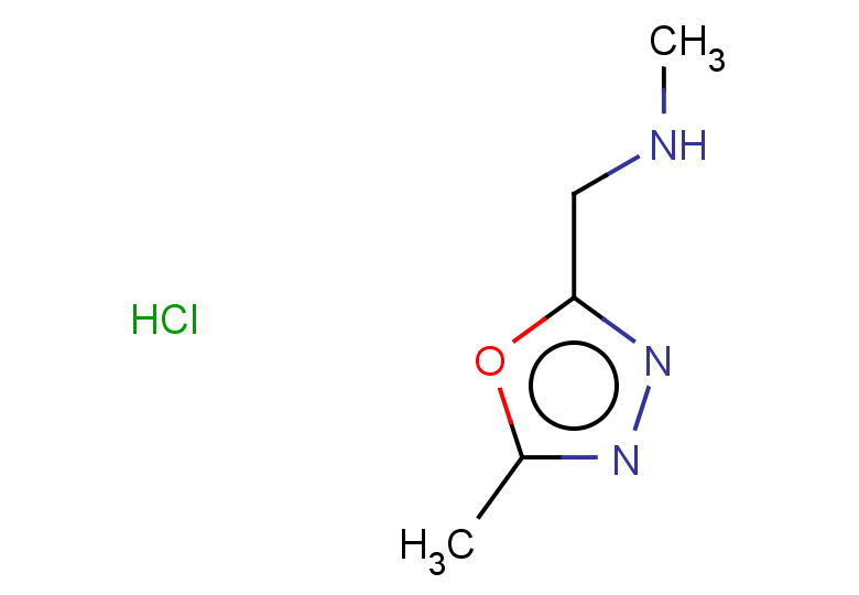methyl[(5-methyl-1,3,4-oxadiazol-2-yl)methyl]amine hydrochloride
