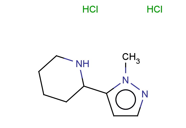 2-(1-methyl-1H-pyrazol-5-yl)piperidine dihydrochloride