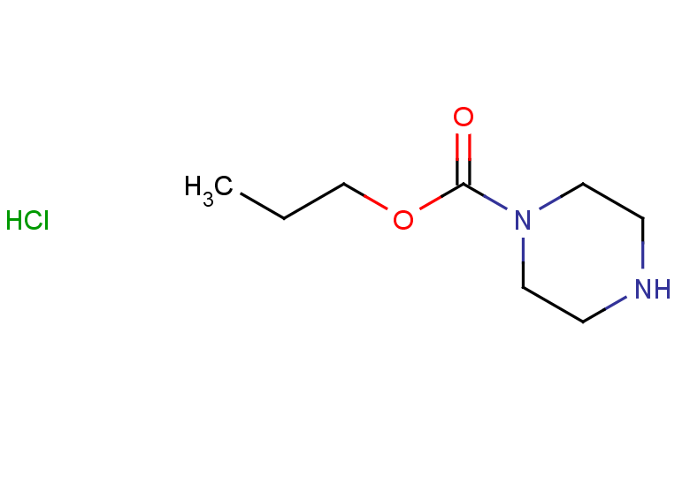 propyl piperazine-1-carboxylate hydrochloride
