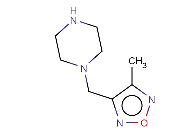 1-[(4-methyl-1,2,5-oxadiazol-3-yl)methyl]piperazine