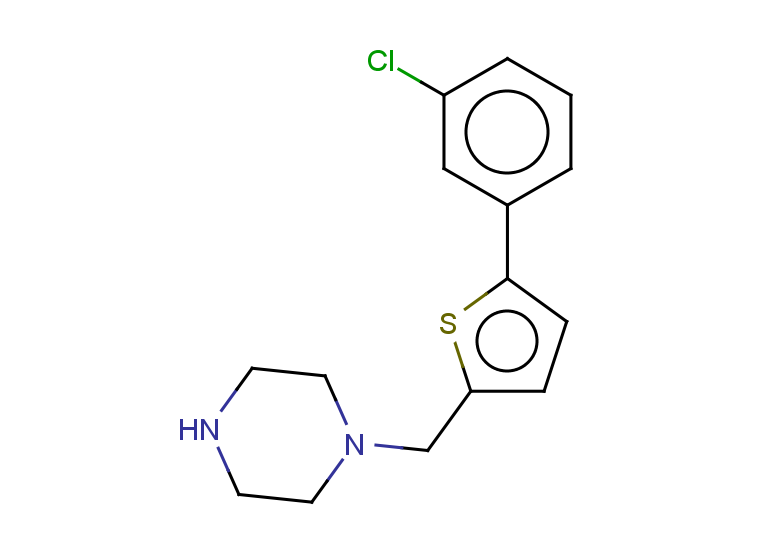 1-{[5-(3-chlorophenyl)thiophen-2-yl]methyl}piperazine