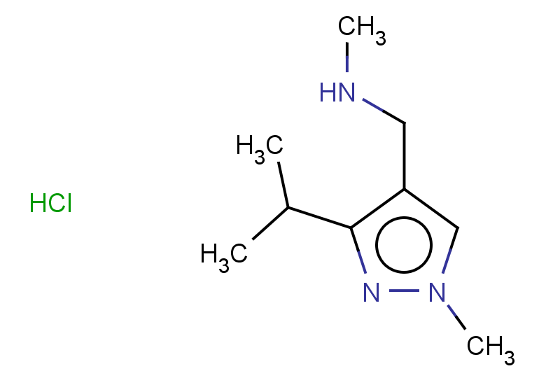 methyl({[1-methyl-3-(propan-2-yl)-1H-pyrazol-4-yl]methyl})amine hydrochloride