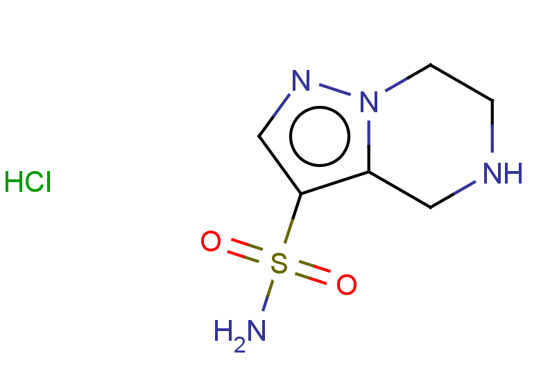 4H,5H,6H,7H-pyrazolo[1,5-a]pyrazine-3-sulfonamide hydrochloride