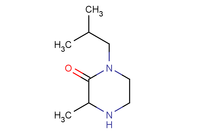 3-methyl-1-(2-methylpropyl)piperazin-2-one