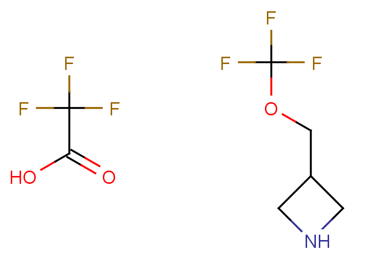 3-[(trifluoromethoxy)methyl]azetidine, trifluoroacetic acid