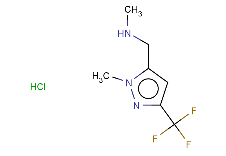 methyl({[1-methyl-3-(trifluoromethyl)-1H-pyrazol-5-yl]methyl})amine hydrochloride