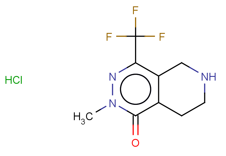 2-methyl-4-(trifluoromethyl)-1H,2H,5H,6H,7H,8H-pyrido[3,4-d]pyridazin-1-one hydrochloride