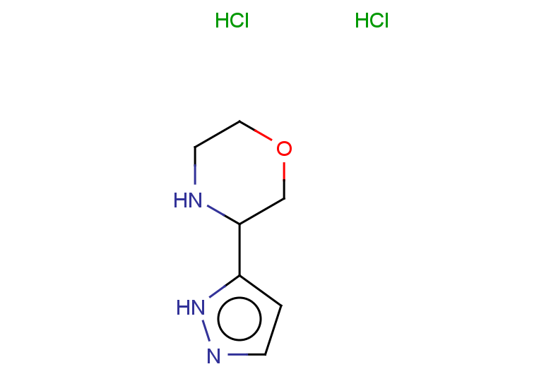 3-(1H-pyrazol-5-yl)morpholine dihydrochloride