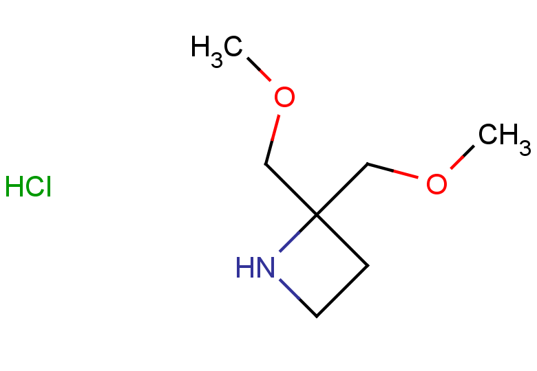 2,2-bis(methoxymethyl)azetidine hydrochloride