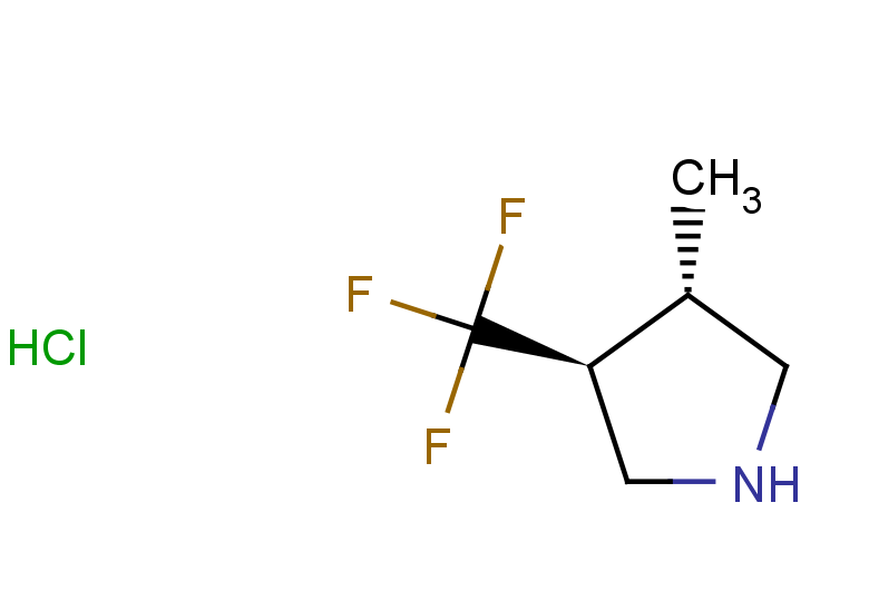 3-methyl-4-(trifluoromethyl)pyrrolidine hydrochloride, trans