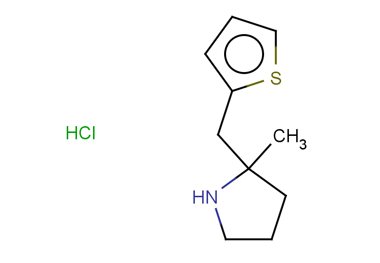 2-methyl-2-[(thiophen-2-yl)methyl]pyrrolidine hydrochloride
