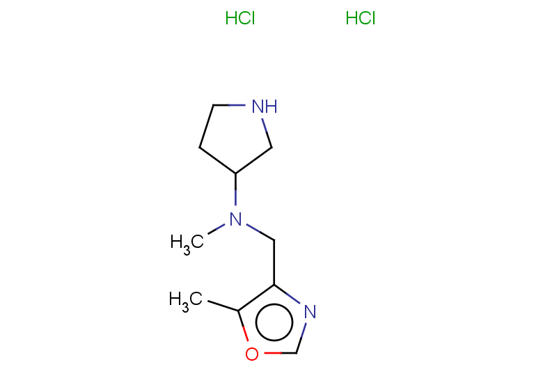 N-methyl-N-[(5-methyl-1,3-oxazol-4-yl)methyl]pyrrolidin-3-amine dihydrochloride