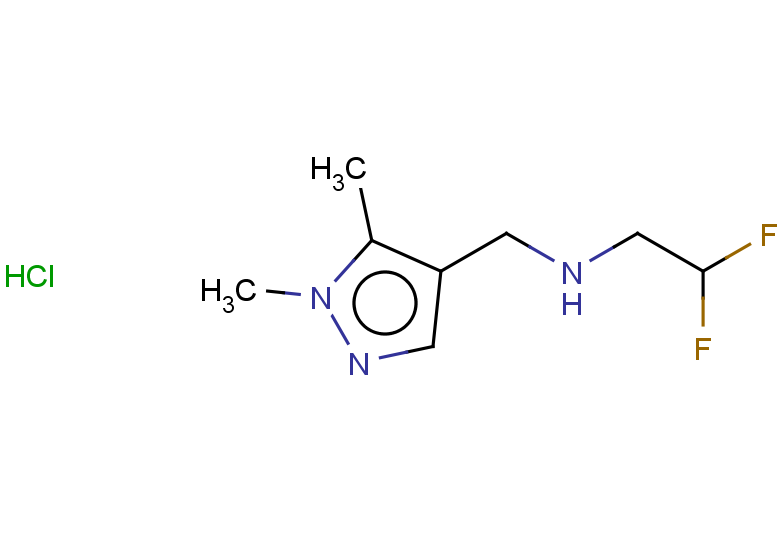(2,2-difluoroethyl)[(1,5-dimethyl-1H-pyrazol-4-yl)methyl]amine hydrochloride