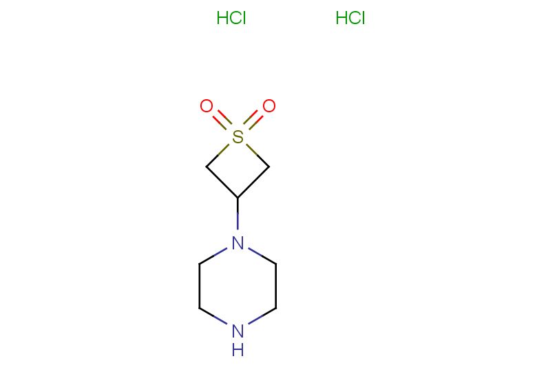 3-(piperazin-1-yl)-1lambda6-thietane-1,1-dione dihydrochloride