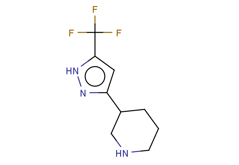 3-[5-(trifluoromethyl)-1H-pyrazol-3-yl]piperidine