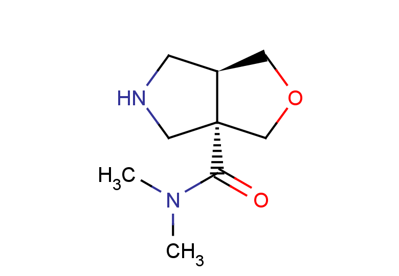 rac-(3aR,6aR)-N,N-dimethyl-hexahydro-1H-furo[3,4-c]pyrrole-3a-carboxamide