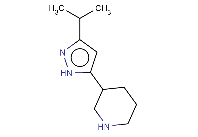 3-[3-(propan-2-yl)-1H-pyrazol-5-yl]piperidine