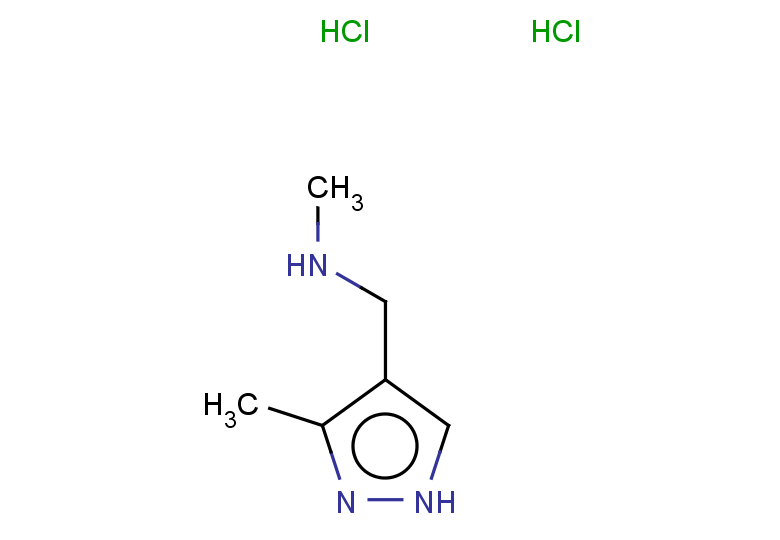 methyl[(3-methyl-1H-pyrazol-4-yl)methyl]amine dihydrochloride