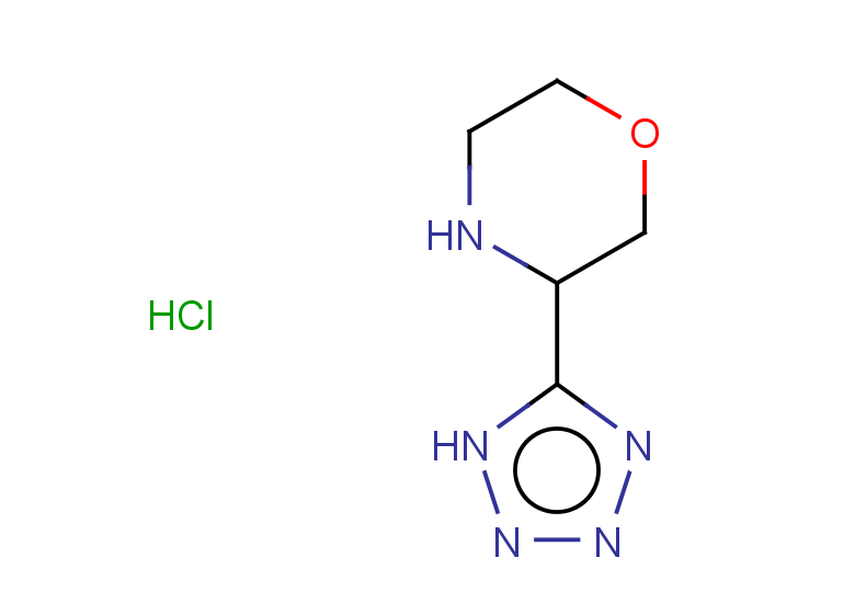 3-(1H-1,2,3,4-tetrazol-5-yl)morpholine hydrochloride
