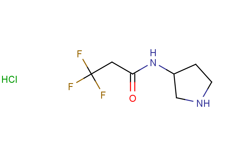 3,3,3-trifluoro-N-(pyrrolidin-3-yl)propanamide hydrochloride