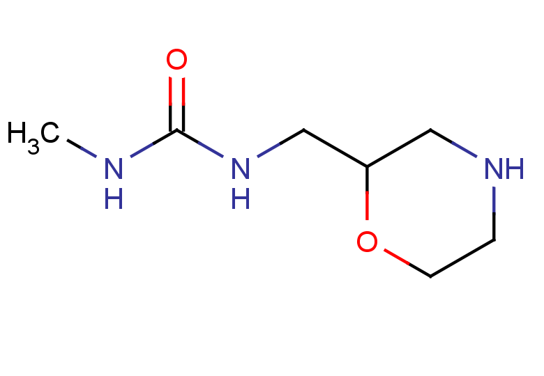 3-methyl-1-[(morpholin-2-yl)methyl]urea