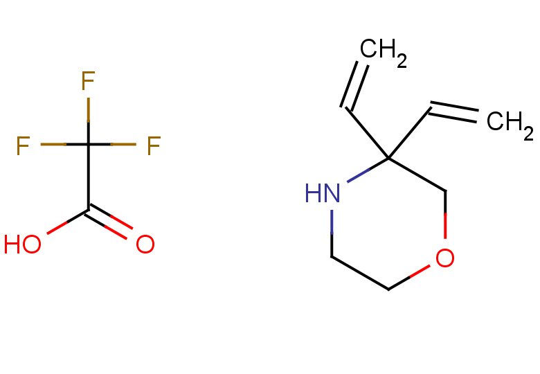 3,3-diethenylmorpholine, trifluoroacetic acid