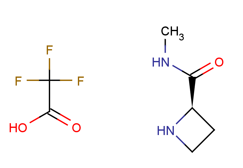 (2R)-N-methylazetidine-2-carboxamide, trifluoroacetic acid