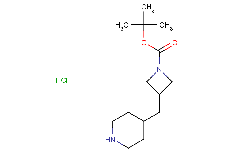 tert-butyl 3-(piperidin-4-ylmethyl)azetidine-1-carboxylate hydrochloride