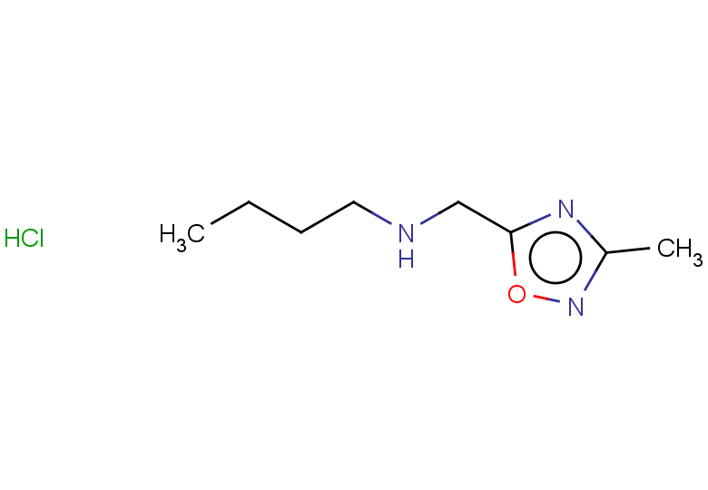 butyl[(3-methyl-1,2,4-oxadiazol-5-yl)methyl]amine hydrochloride