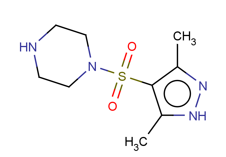 1-[(3,5-dimethyl-1H-pyrazol-4-yl)sulfonyl]piperazine