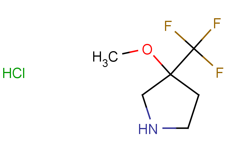 3-methoxy-3-(trifluoromethyl)pyrrolidine hydrochloride