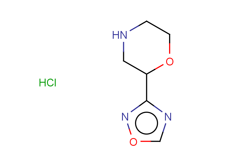 2-(1,2,4-oxadiazol-3-yl)morpholine hydrochloride