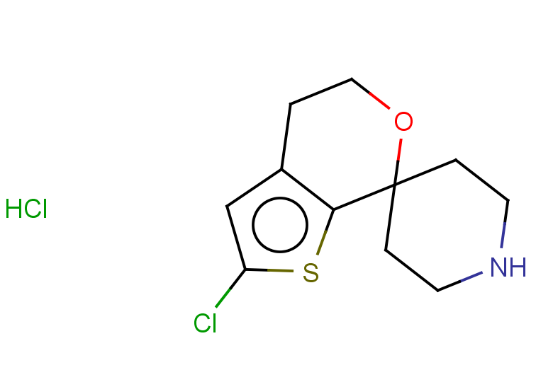 2'-chloro-4',5'-dihydrospiro[piperidine-4,7'-thieno[2,3-c]pyran] hydrochloride