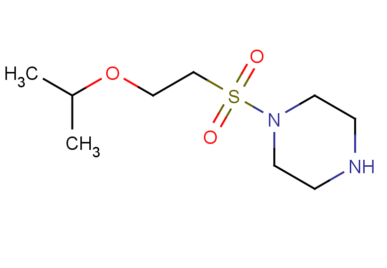 1-[2-(propan-2-yloxy)ethanesulfonyl]piperazine