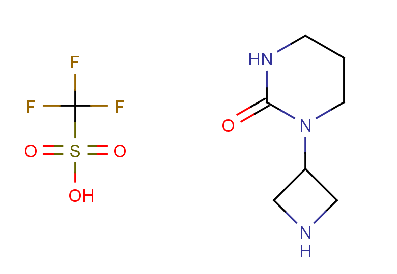 1-(azetidin-3-yl)-1,3-diazinan-2-one, trifluoromethanesulfonic acid