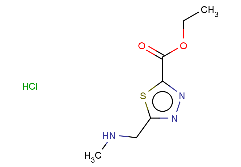 ethyl 5-[(methylamino)methyl]-1,3,4-thiadiazole-2-carboxylate hydrochloride