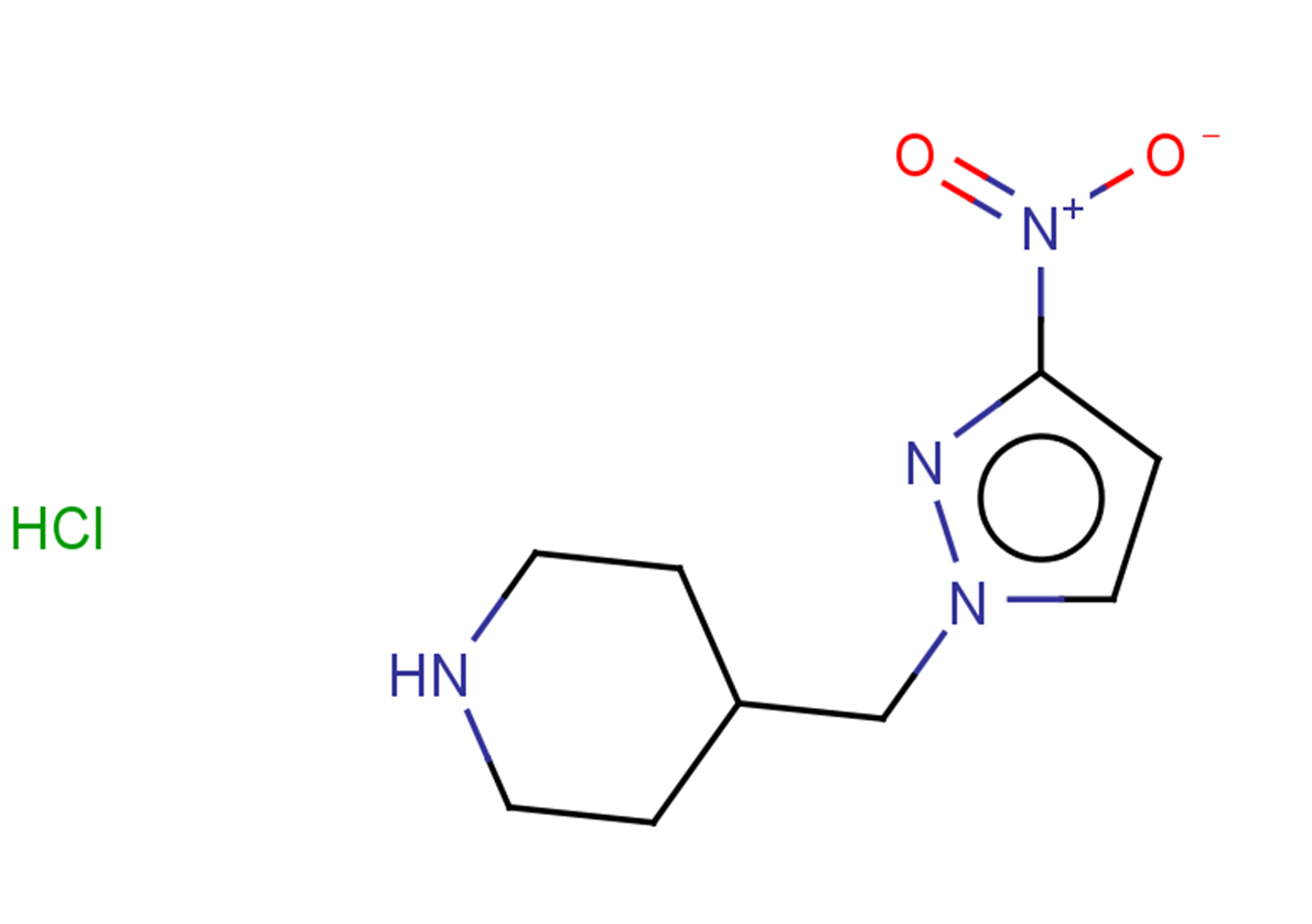 4-[(3-nitro-1H-pyrazol-1-yl)methyl]piperidine hydrochloride