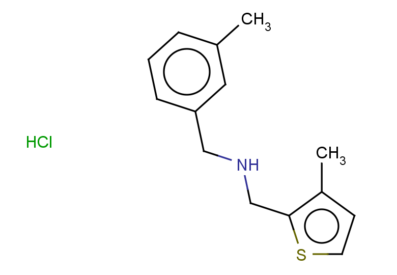 [(3-methylphenyl)methyl][(3-methylthiophen-2-yl)methyl]amine hydrochloride