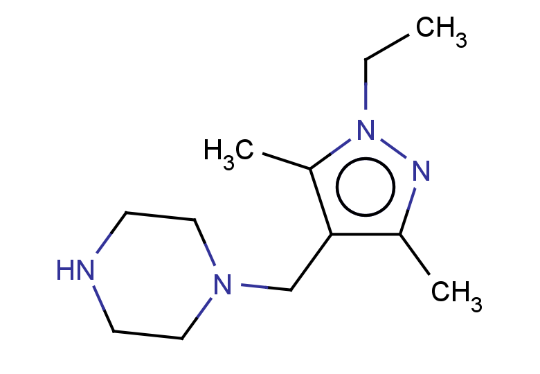 1-[(1-ethyl-3,5-dimethyl-1H-pyrazol-4-yl)methyl]piperazine