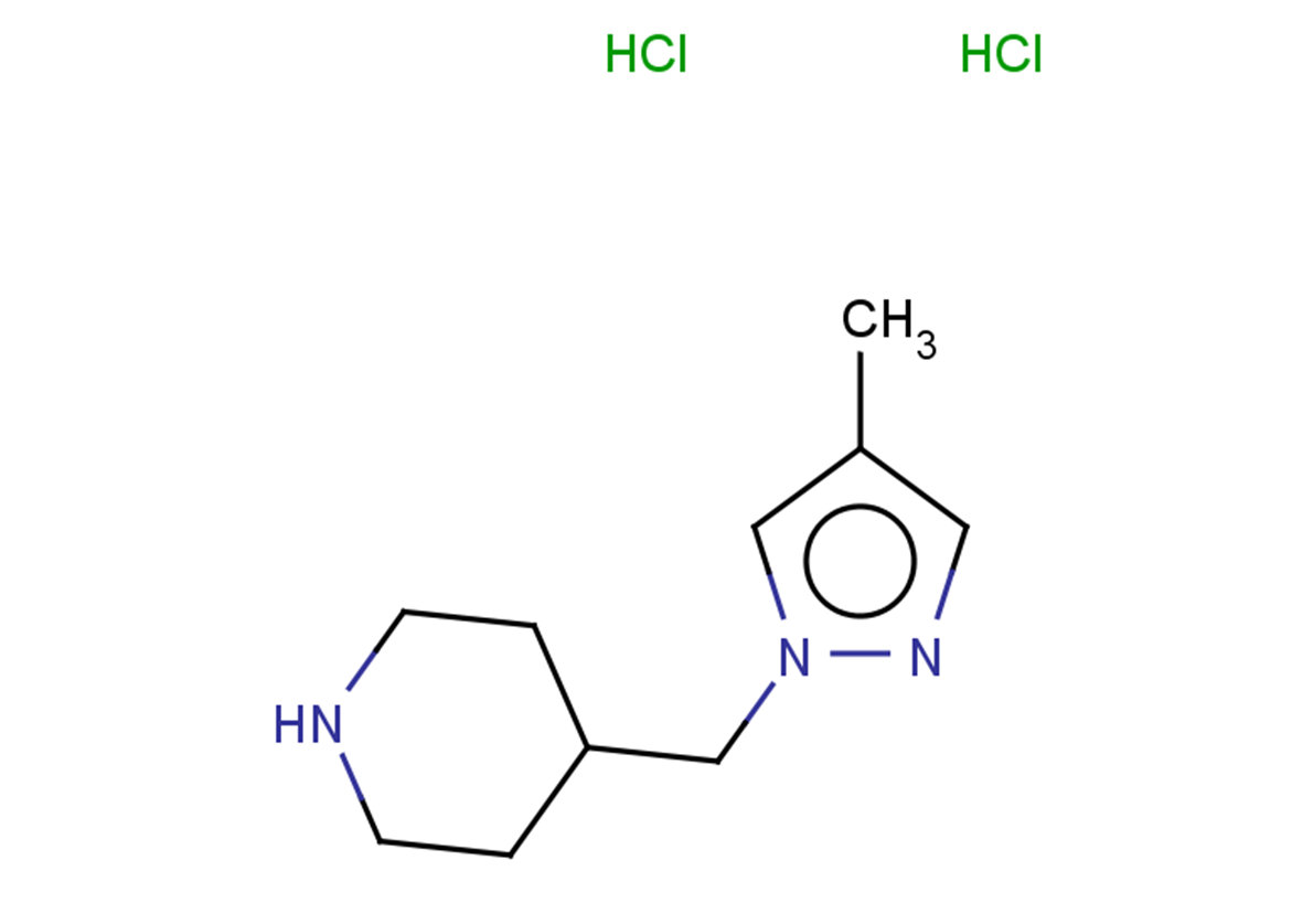 4-[(4-methyl-1H-pyrazol-1-yl)methyl]piperidine dihydrochloride