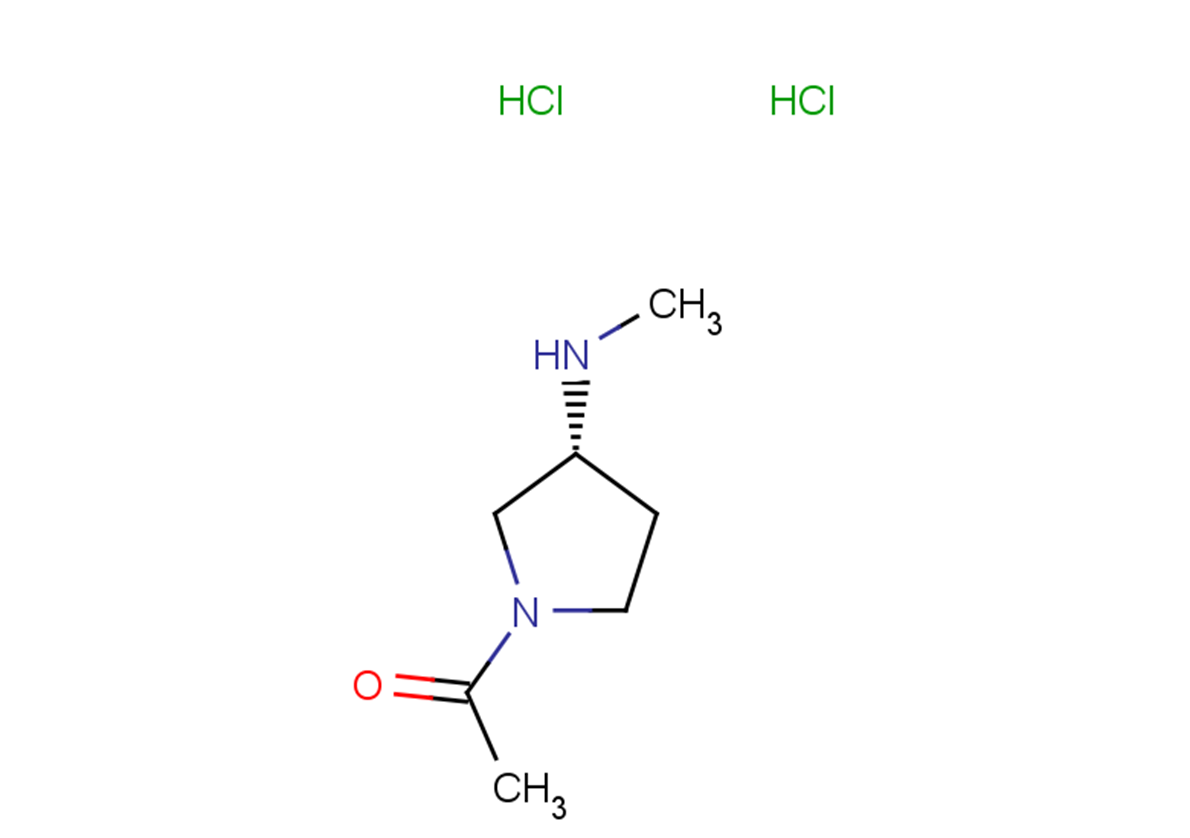 1-[(3R)-3-(methylamino)pyrrolidin-1-yl]ethan-1-one dihydrochloride