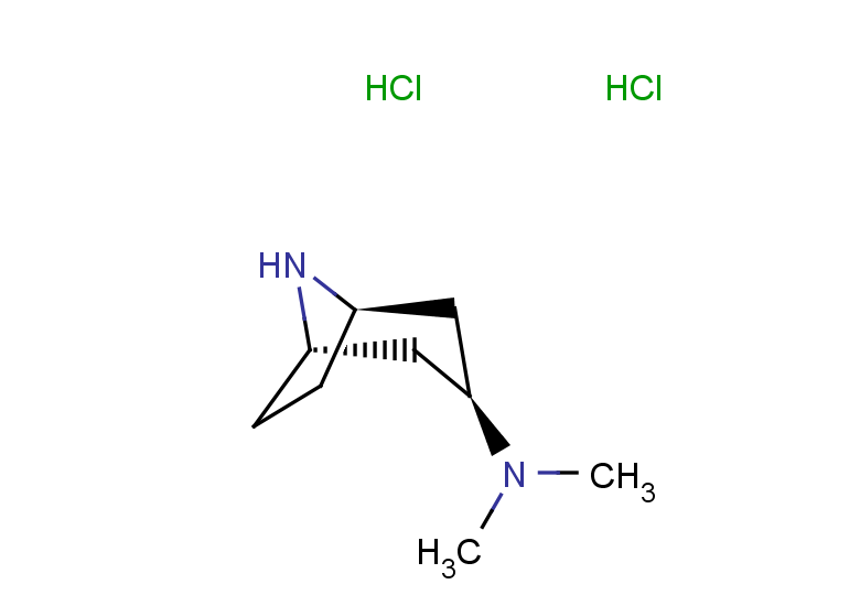 rac-(1R,3R,5S)-N,N-dimethyl-8-azabicyclo[3.2.1]octan-3-amine dihydrochloride, exo