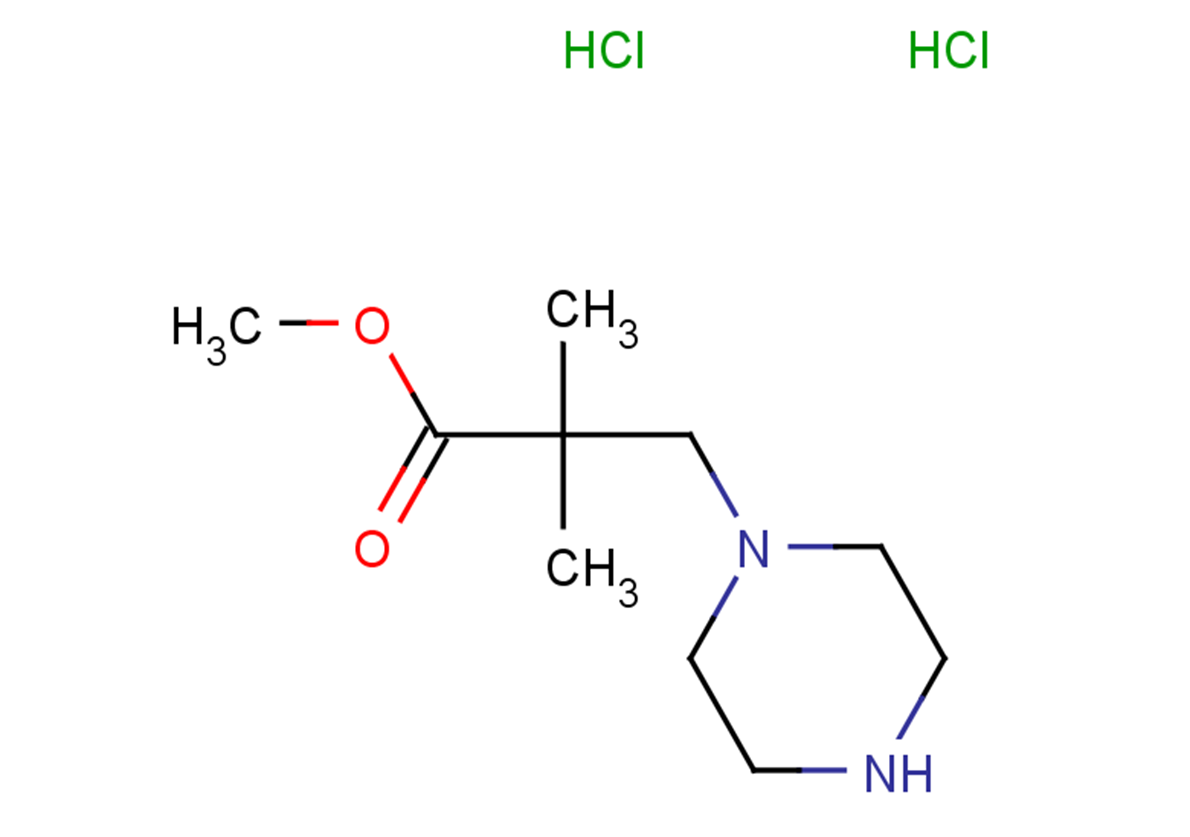 methyl 2,2-dimethyl-3-(piperazin-1-yl)propanoate dihydrochloride