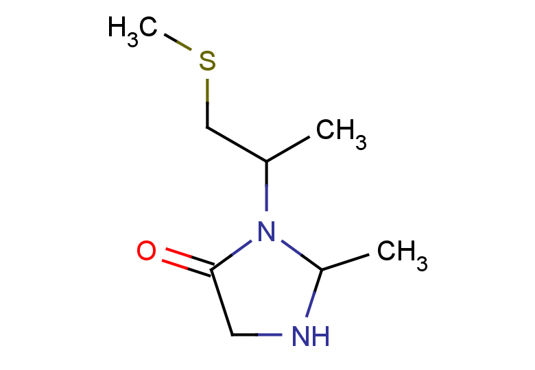 2-methyl-3-[1-(methylsulfanyl)propan-2-yl]imidazolidin-4-one