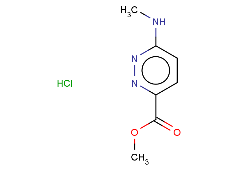 methyl 6-(methylamino)pyridazine-3-carboxylate hydrochloride