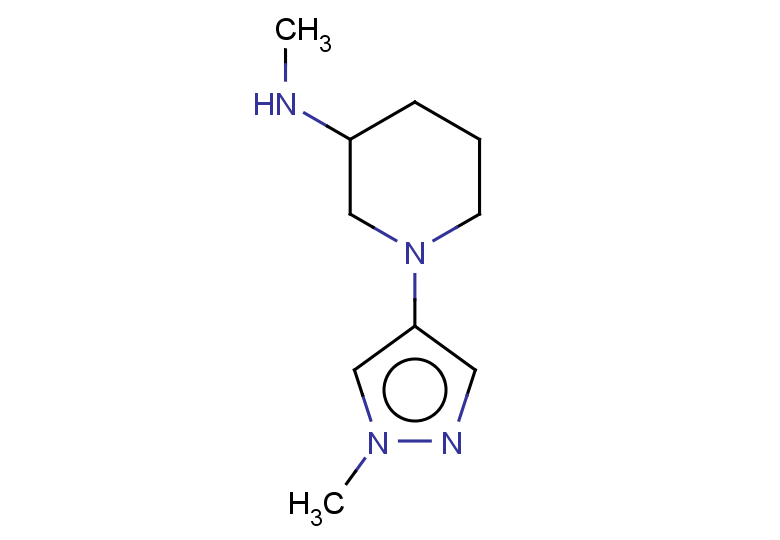 N-methyl-1-(1-methyl-1H-pyrazol-4-yl)piperidin-3-amine