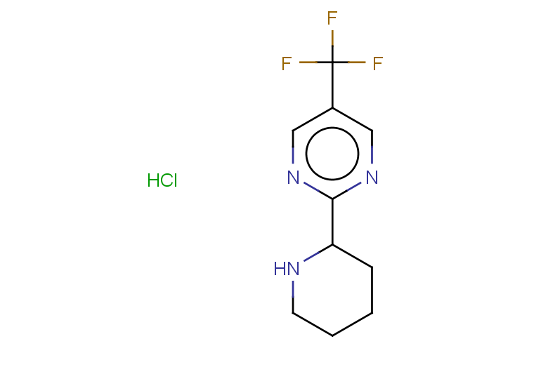 2-(piperidin-2-yl)-5-(trifluoromethyl)pyrimidine hydrochloride