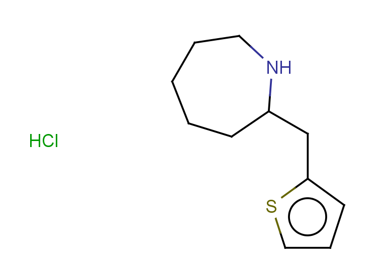 2-(thiophen-2-ylmethyl)azepane hydrochloride